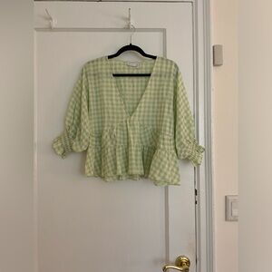 ASOS Design Gingham Blouse